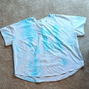 Women's Blue Tie-Dye Muscle Tee